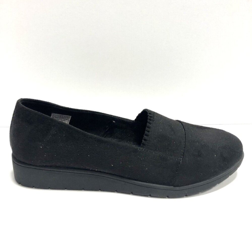 Skechers Women’s Cleo Flex Wedge, Black Slip-On Shoes, Size 6.5M.